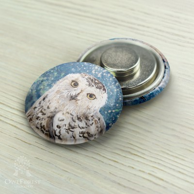 Magnet Needle Minder “Snowy Owl”