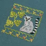 Free embroidery digital chart “Friendly Lemurs”