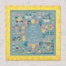 Printed embroidery chart “Happy Childhood. Birth Sampler for Girls”