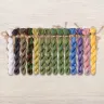 Set of OwlForest Hand-Dyed Threads for the “Apiary” Chart (DMC)