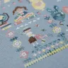 Digital embroidery chart “Happy Childhood. Birth Sampler for Girls”