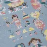 Digital embroidery chart “Happy Childhood. Birth Sampler for Girls”