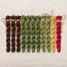 Set of OwlForest Hand-Dyed Threads for the “Primary Forest” Chart (Thread Trade n.a. Kirov)