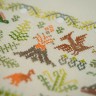Схема для вышивания «Динозавровый лес»
