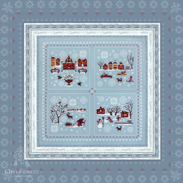 Digital embroidery chart “Winter Scenes”