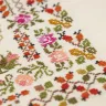 Printed embroidery chart “Rosehip Summer”