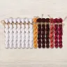 Set of OwlForest Hand-Dyed Threads for the “Winter Scenes” Chart (DMC)