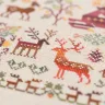 Printed embroidery chart “Deer Forest”