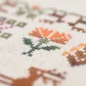 Printed embroidery chart “Deer Forest”