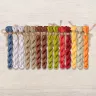 Set of OwlForest Hand-Dyed Threads for the “Мushroom Houses” Chart (DMC)