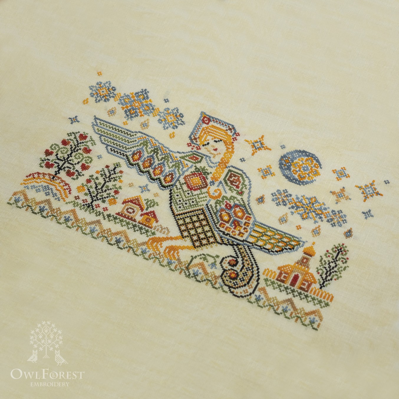Owlforest Embroidery змей Горыныч