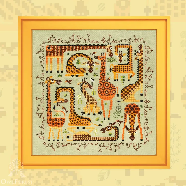 Электронная схема «Пятнистые жирафы»