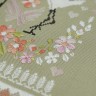 Набор для вышивания «Персиковые журавли»