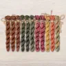 Set of OwlForest Hand-Dyed Threads for the “Deer Forest” Chart (Thread Trade n.a. Kirov)