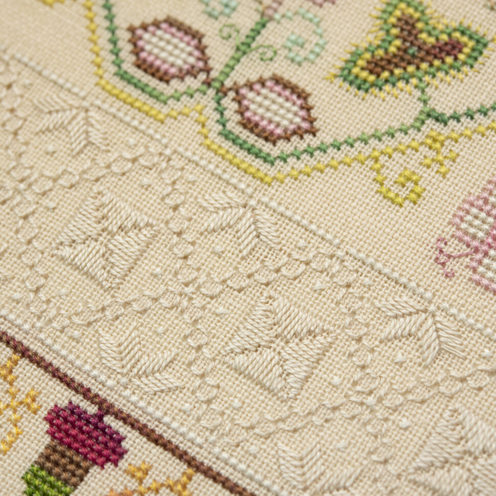 Digital Embroidery Chart English Band Sampler Owlforest Embroidery