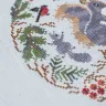 Бесплатная схема для вышивания «Зимние хлопотушки»