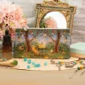 Косметичка кожаная «Фонарики»