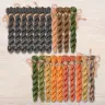 Set of OwlForest Hand-Dyed Threads for the “Autumn Night Alphabet” Chart  RU (Thread Trade n.a. Kirov)