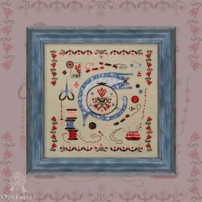 Электронная схема «Кот и рукоделие»