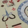 Digital embroidery chart “The Cat and the Needlework”