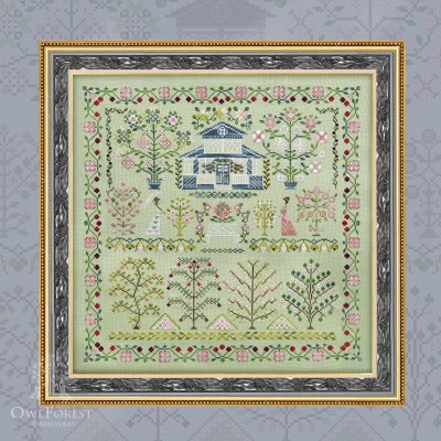 Схема для вышивания «Вишнёвый сад» 