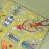 Схема для вышивания «Жуки-огоньки»