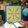 Схема для вышивания «Жуки-огоньки»