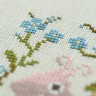 Digital embroidery chart “Snail Houses. Forget-me-nots”