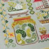 Digital embroidery chart “Harvest Season. Cucumbers”