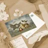 Набор открыток «Совы-рукодельницы»