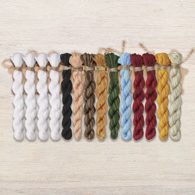 Набор ниток OwlForest для схемы «Проводы зимы» (DMC)