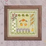 Printed embroidery chart “Summer Triptych. Tea”