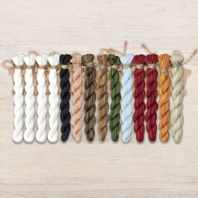 Набор ниток OwlForest для схемы «Проводы зимы» (ПНК)