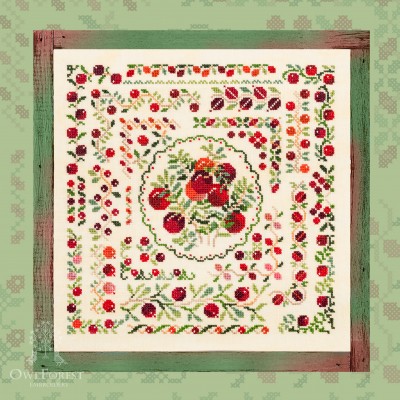 Embroidery kit “Cranberry Summer”