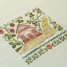 Digital embroidery chart “Snail Houses. Strawberries”