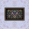 Printed embroidery chart “Amethyst Bird Night Songs”