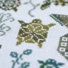 Printed embroidery chart “Turtle Quaker”