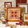Printed embroidery chart “Flaming October”
