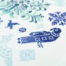 Printed embroidery chart “Bluebirds of Happiness”