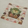 Printed embroidery chart “Thrifty Toad”