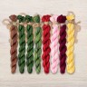 Set of OwlForest Hand-Dyed Threads for the “Cherry Summer” Chart (Thread Trade n.a. Kirov)