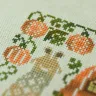 Printed embroidery chart “Snail Houses. Pumpkin”