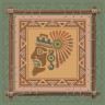 Печатная схема  для вышивания «Индейские мотивы. Индеец» 5 цветов