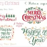 Free digital charts “New Year and Christmas Greetings”