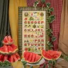 Электронная схема «Арбузная азбука» с латинскими буквами