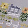 Printed embroidery chart “Geese and Sunflowers”