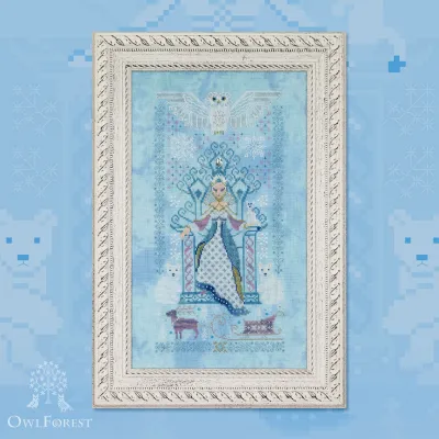 Printed embroidery chart “The Snow Queen”