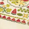 Printed embroidery chart “Watermelon Summer”