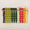 Set of OwlForest Hand-Dyed Threads for the “Watermelon Summer” Chart (DMC)