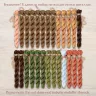 Set of OwlForest Hand-Dyed Threads for the “Kashchey's Chest” Chart (Thread Trade n.a. Kirov)